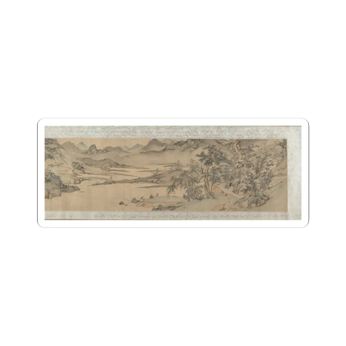 Wen Boren - Landscape - dated 1558 v7 - STICKER Vinyl Kiss-Cut Decal