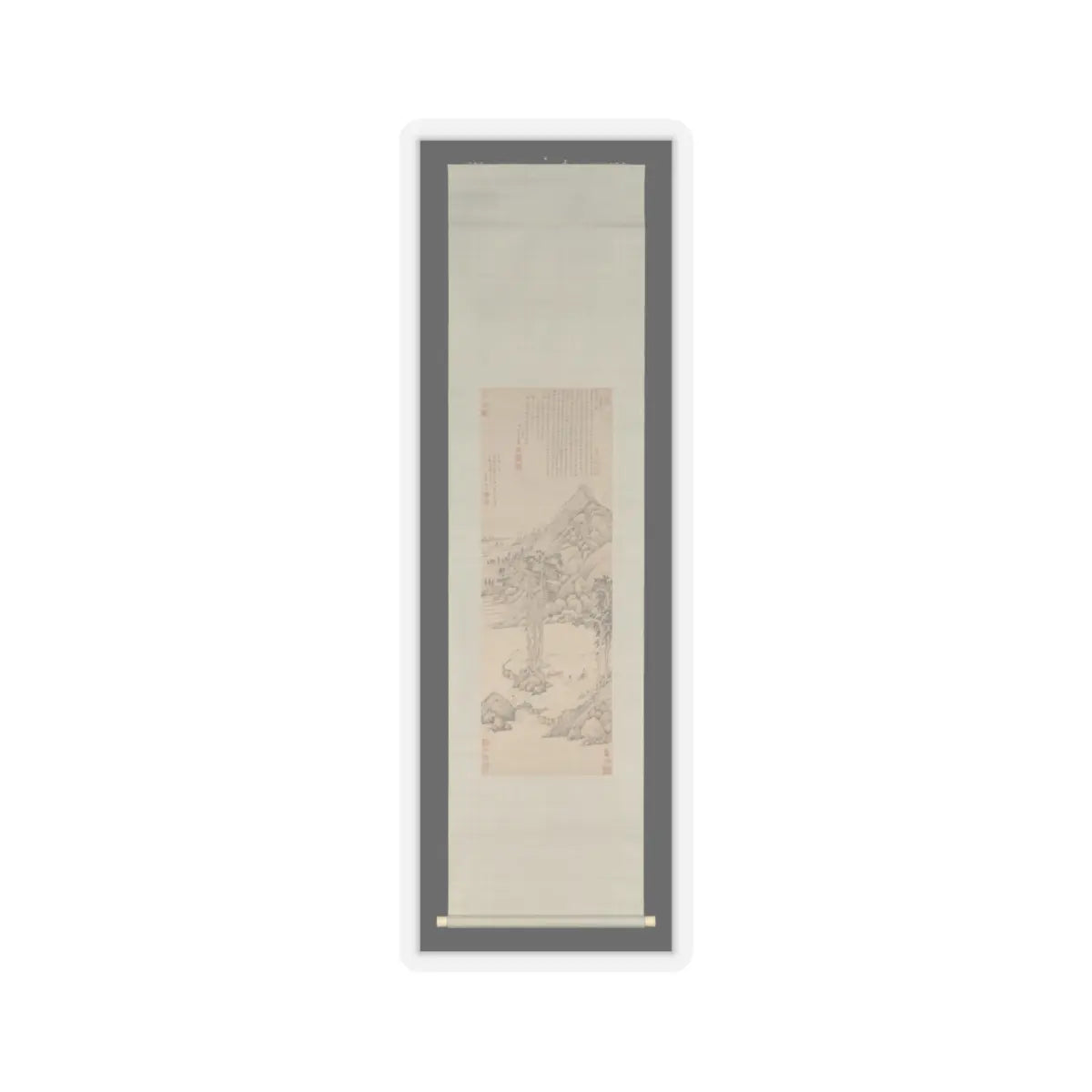 Wen Jia - Landscape dedicated to Xiang Yuanbian - 1578 v2 - STICKER Vinyl Kiss-Cut Decal