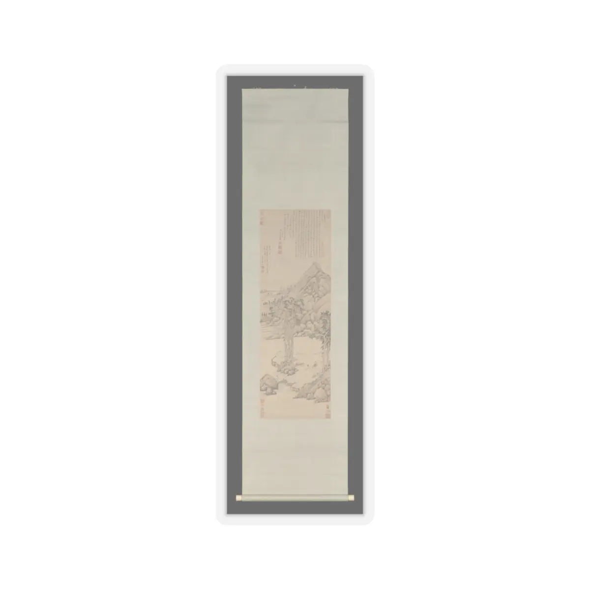 Wen Jia - Landscape dedicated to Xiang Yuanbian - 1578 v2 - STICKER Vinyl Kiss-Cut Decal
