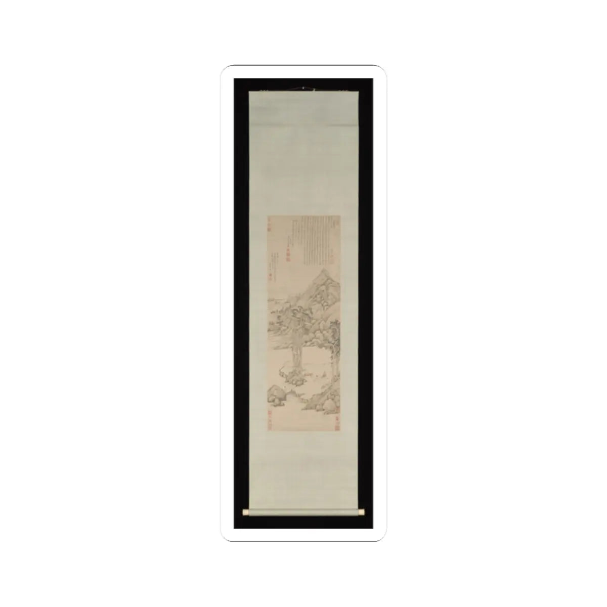 Wen Jia - Landscape dedicated to Xiang Yuanbian - 1578 v2 - STICKER Vinyl Kiss-Cut Decal