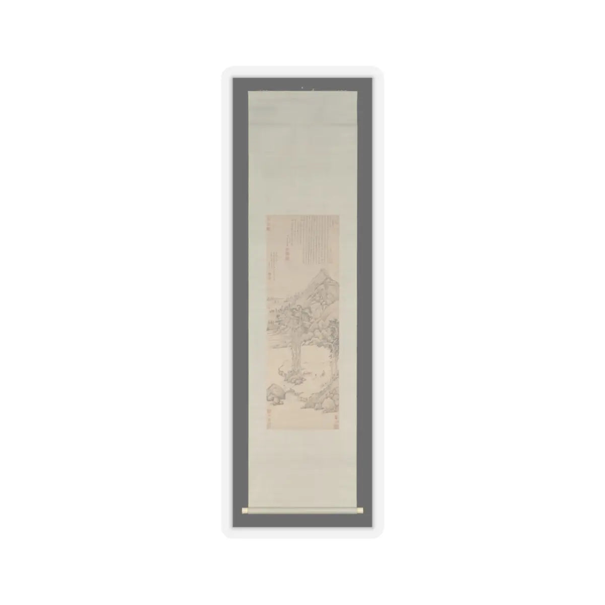 Wen Jia - Landscape dedicated to Xiang Yuanbian - 1578 v2 - STICKER Vinyl Kiss-Cut Decal