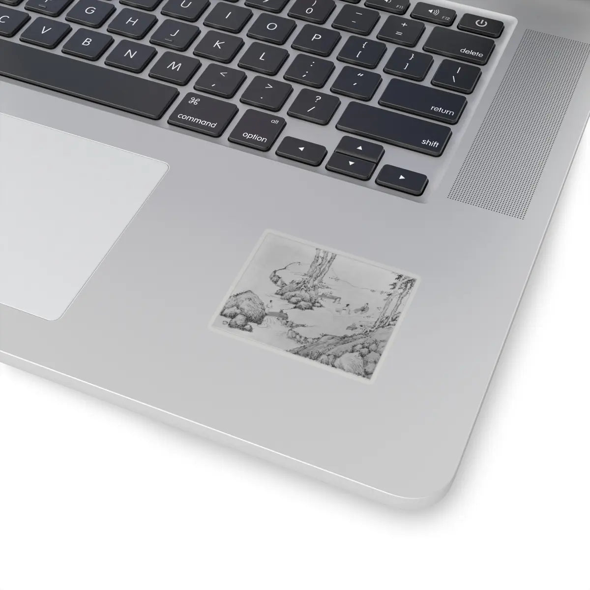 Wen Jia - Landscape dedicated to Xiang Yuanbian - 1578 v6 - STICKER Vinyl Kiss-Cut Decal