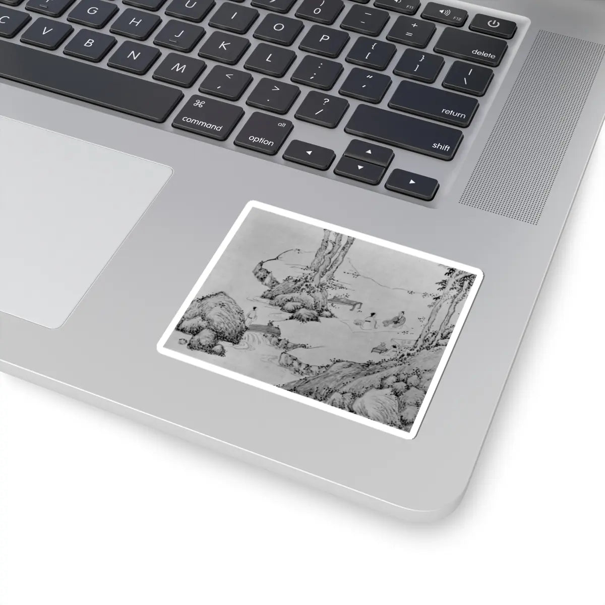 Wen Jia - Landscape dedicated to Xiang Yuanbian - 1578 v6 - STICKER Vinyl Kiss-Cut Decal