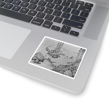 Wen Jia - Landscape dedicated to Xiang Yuanbian - 1578 v6 - STICKER Vinyl Kiss-Cut Decal