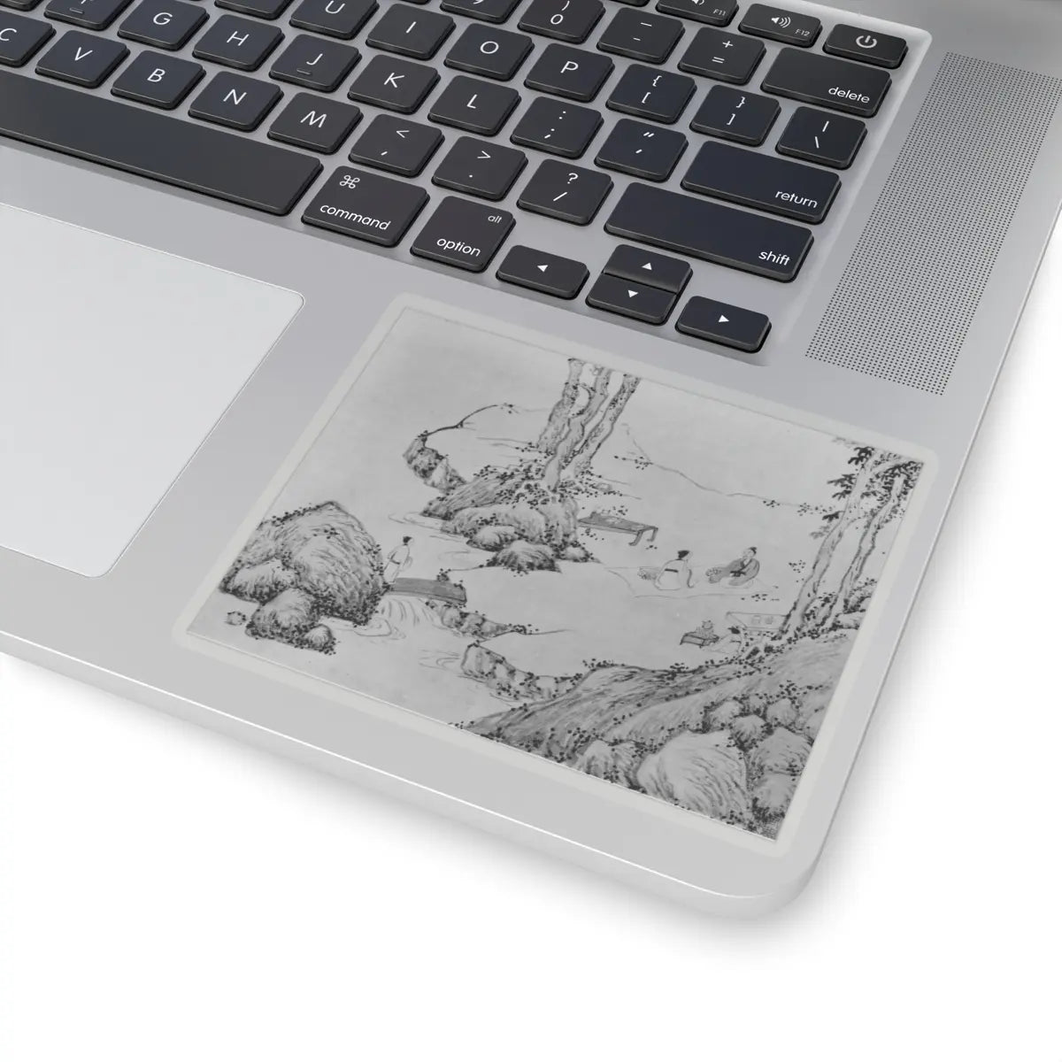 Wen Jia - Landscape dedicated to Xiang Yuanbian - 1578 v6 - STICKER Vinyl Kiss-Cut Decal