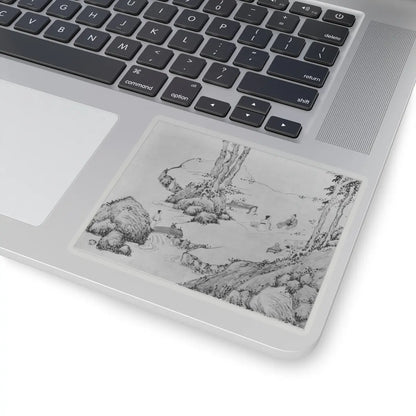 Wen Jia - Landscape dedicated to Xiang Yuanbian - 1578 v6 - STICKER Vinyl Kiss-Cut Decal