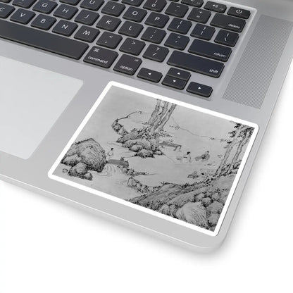 Wen Jia - Landscape dedicated to Xiang Yuanbian - 1578 v6 - STICKER Vinyl Kiss-Cut Decal