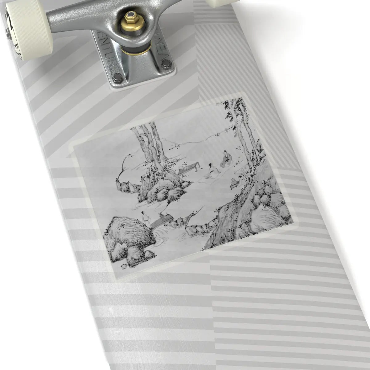 Wen Jia - Landscape dedicated to Xiang Yuanbian - 1578 v6 - STICKER Vinyl Kiss-Cut Decal