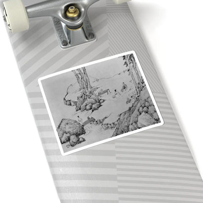 Wen Jia - Landscape dedicated to Xiang Yuanbian - 1578 v6 - STICKER Vinyl Kiss-Cut Decal