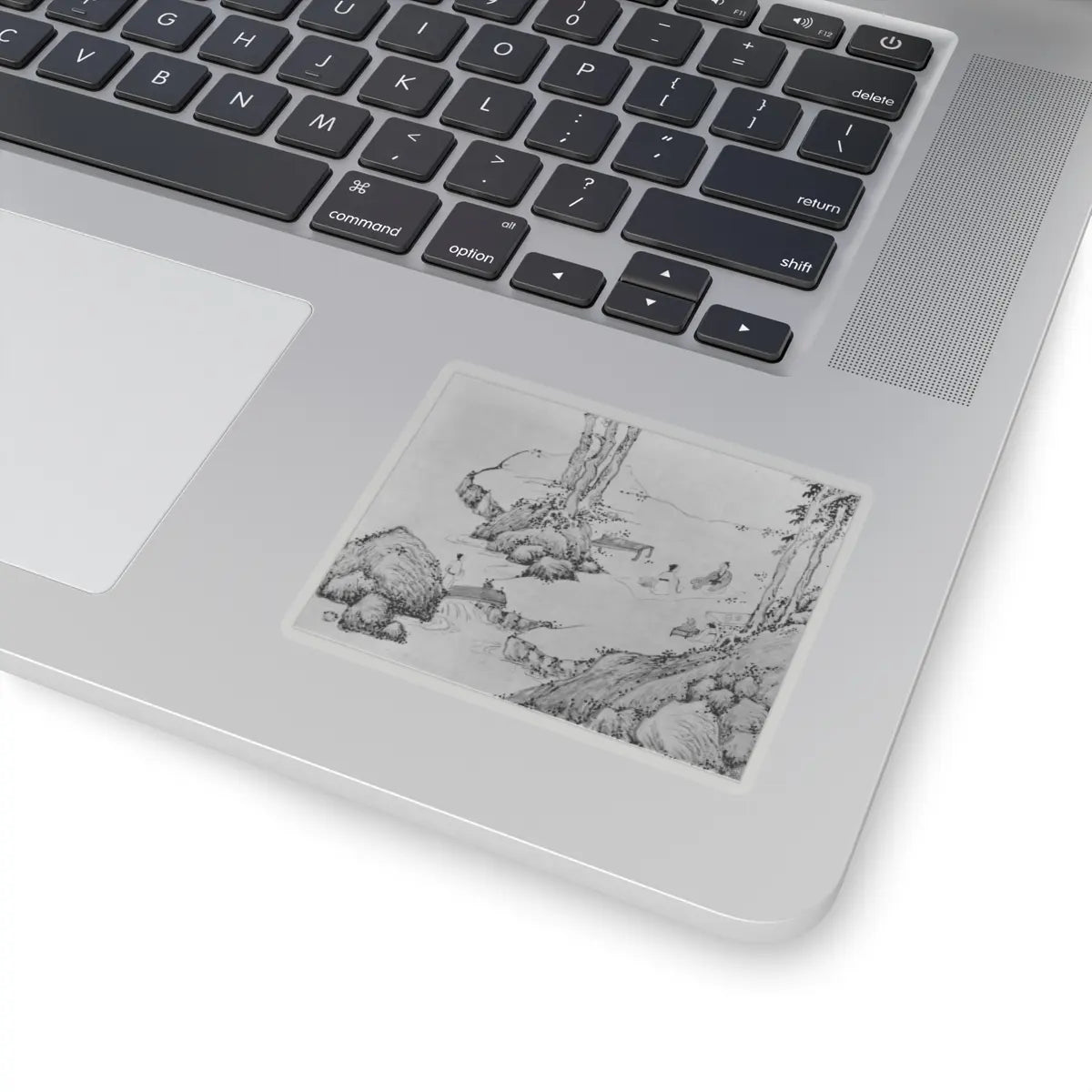 Wen Jia - Landscape dedicated to Xiang Yuanbian - 1578 v6 - STICKER Vinyl Kiss-Cut Decal