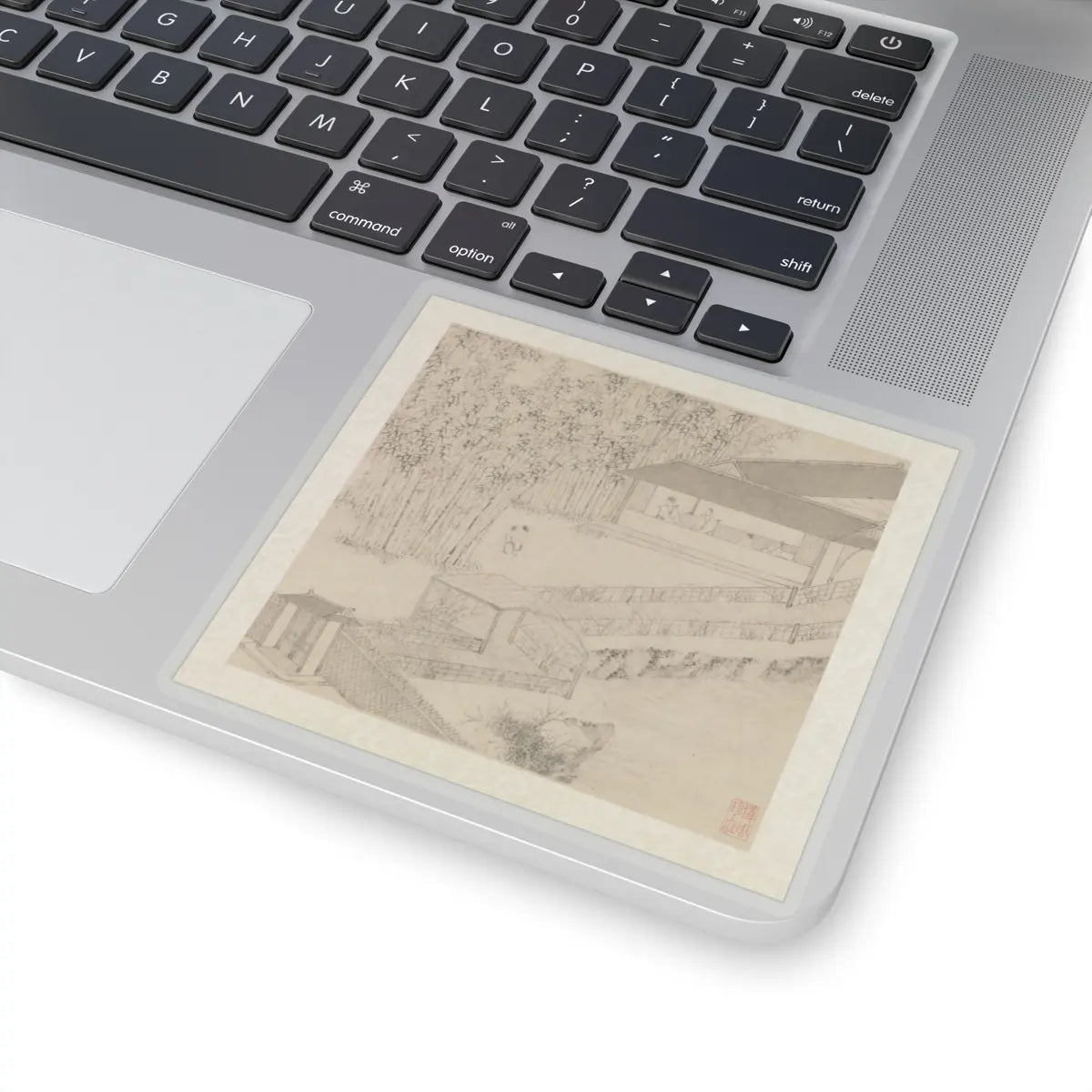 Wen Zhengming - Garden of the Inept Administrator - 1551 v1 - STICKER Vinyl Kiss-Cut Decal