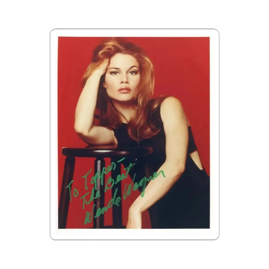 Wende Wagner #14 (Vintage Female Icon) STICKER Vinyl Kiss-Cut Decal 2 Inch White - The Sticker Space