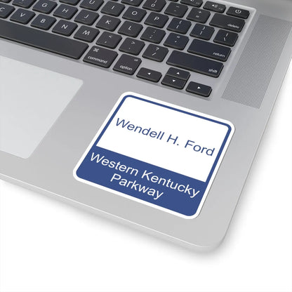 Wendell H Ford Western KY Parkway Shield (Kentucky) (Road Sign) STICKER Vinyl Kiss-Cut Decal - The Sticker Space