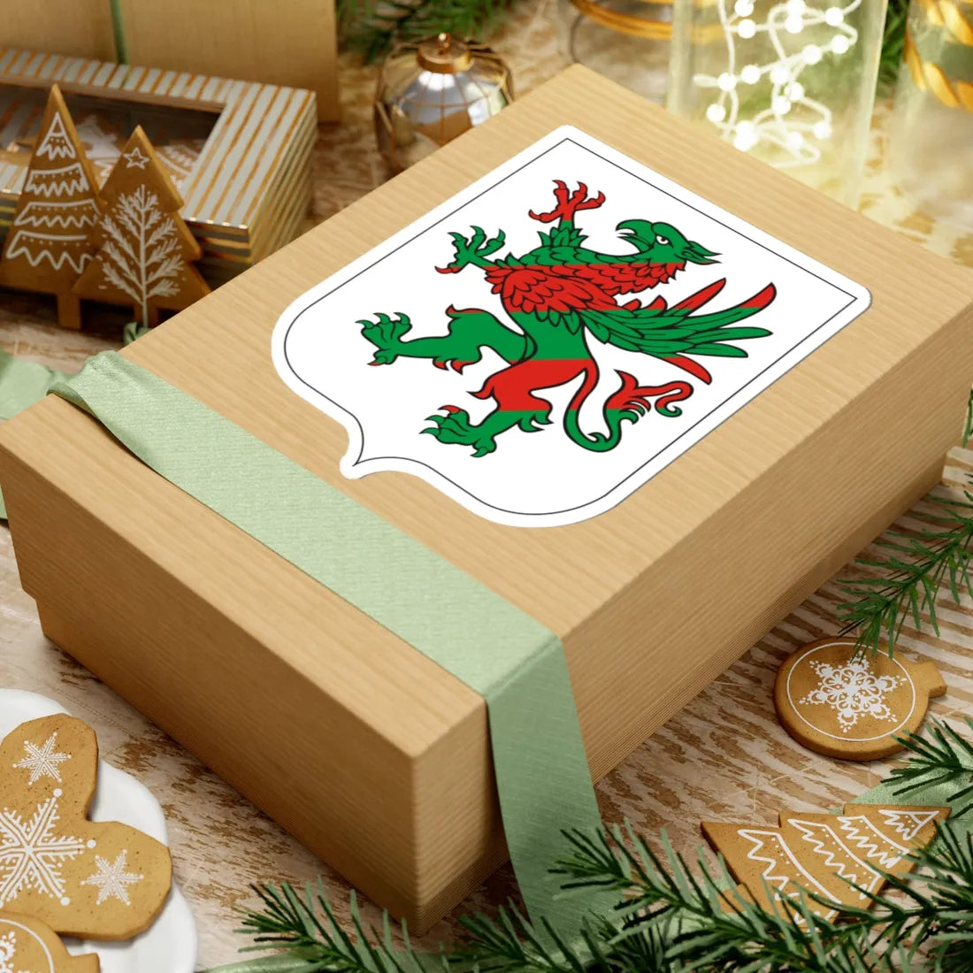 Wenden armor (Denmark) (Coat of Arms) STICKER Vinyl Kiss-Cut Decal - The Sticker Space