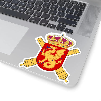 Wendes artilleriregemente vapen (Sweden) (Coat of Arms) STICKER Vinyl Kiss-Cut Decal - The Sticker Space