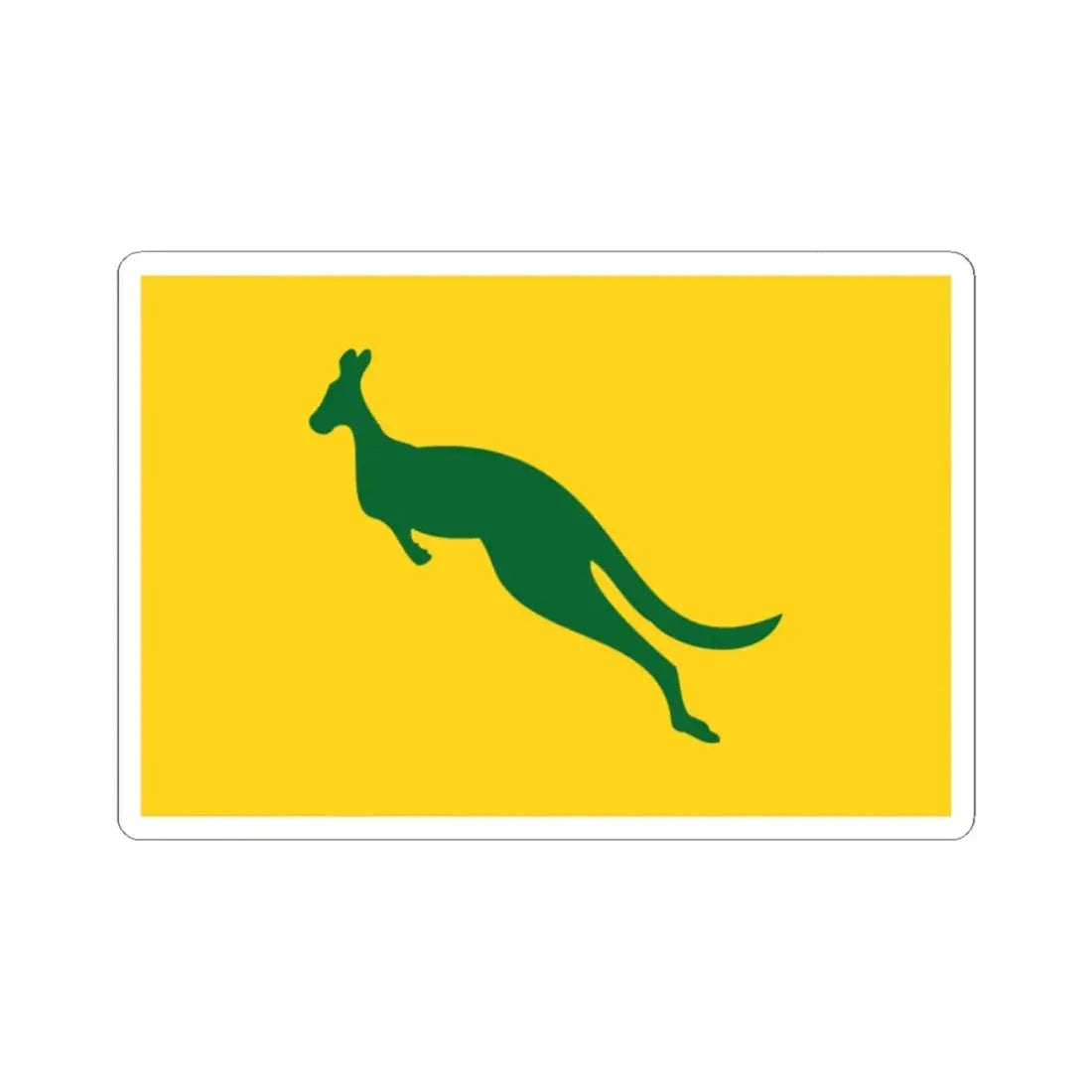 Wendy Davies Proposal 2009 Australian Flag Proposal (Australia) STICKER Vinyl Kiss-Cut Decal 2 Inch White - The Sticker Space