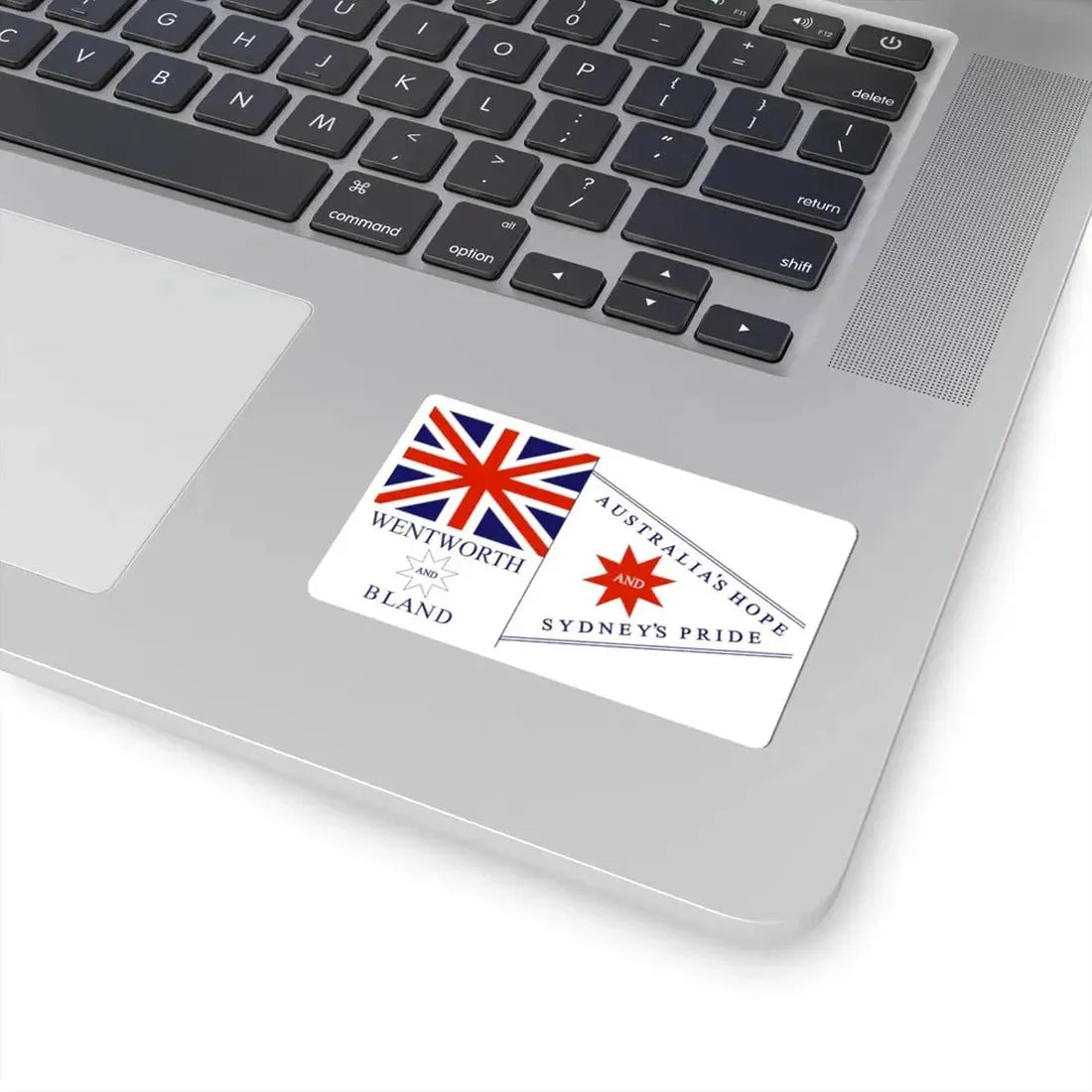 Wentworth and Bland political flag (Australia) STICKER Vinyl Kiss-Cut Decal - The Sticker Space