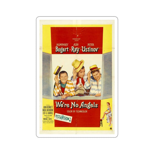 Were No Angels 1955 Movie Poster STICKER Vinyl Die-Cut Decal 6 Inch - The Sticker Space