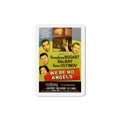 Were No Angels 1955 v2 Movie Poster Die-Cut Magnet-5 Inch-The Sticker Space