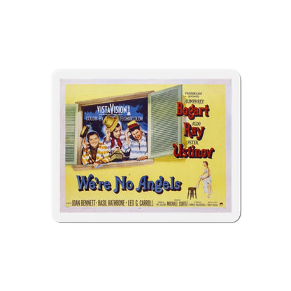 Were No Angels 1955 v3 Movie Poster Refrigerator Magnet 2 Inch - The Sticker Space