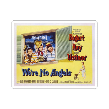 Were No Angels 1955 v3 Movie Poster STICKER Vinyl Die-Cut Decal 2 Inch - The Sticker Space