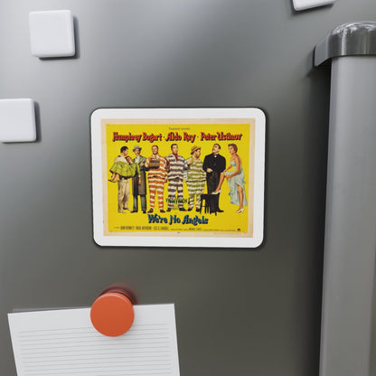 Were No Angels 1955 v4 Movie Poster Die-Cut Magnet-The Sticker Space