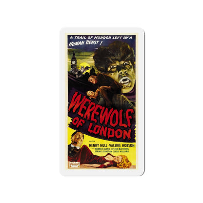 WEREWOLF OF LONDON 1935 Movie Poster - Refrigerator Magnet-3" x 3"-The Sticker Space