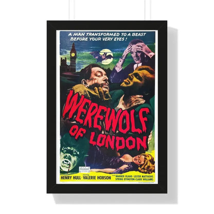 WEREWOLF OF LONDON (2) 1935 - Framed Movie Poster 16″ x 24″ Black - The Sticker Space