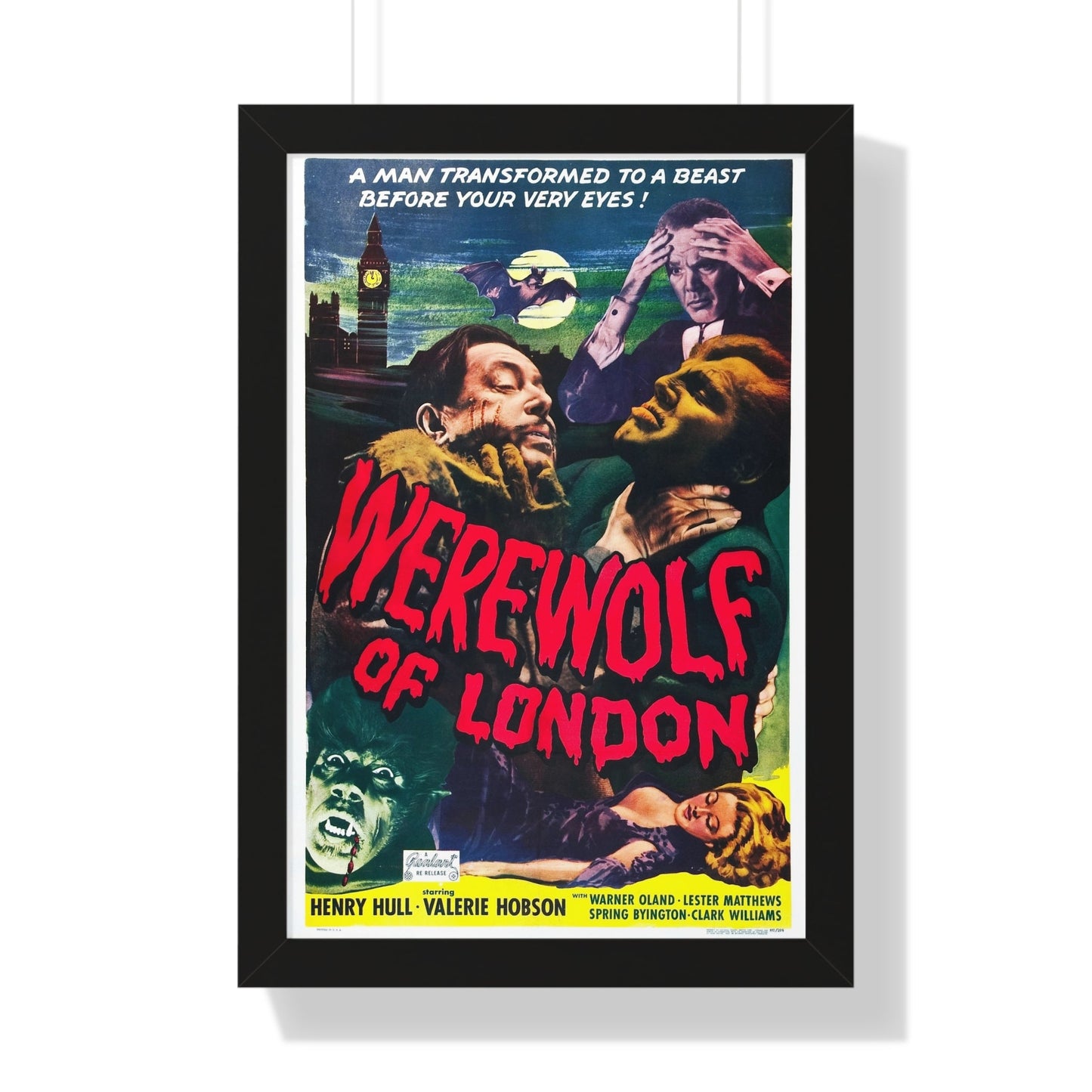 WEREWOLF OF LONDON (2) 1935 - Framed Movie Poster-16″ x 24″-The Sticker Space