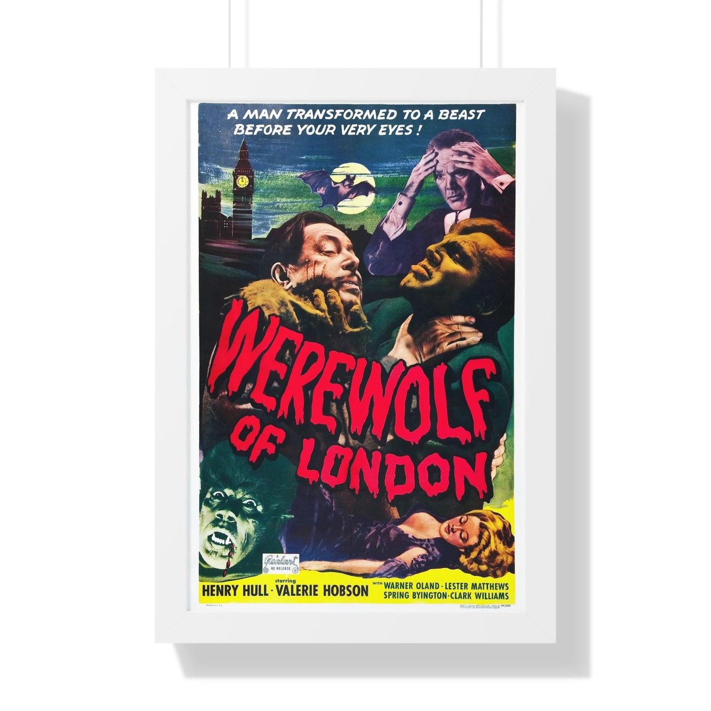 WEREWOLF OF LONDON (2) 1935 - Framed Movie Poster-16″ x 24″-The Sticker Space