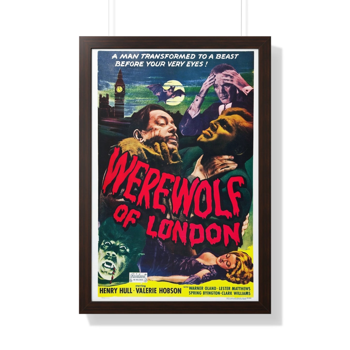 WEREWOLF OF LONDON (2) 1935 - Framed Movie Poster-20" x 30"-The Sticker Space