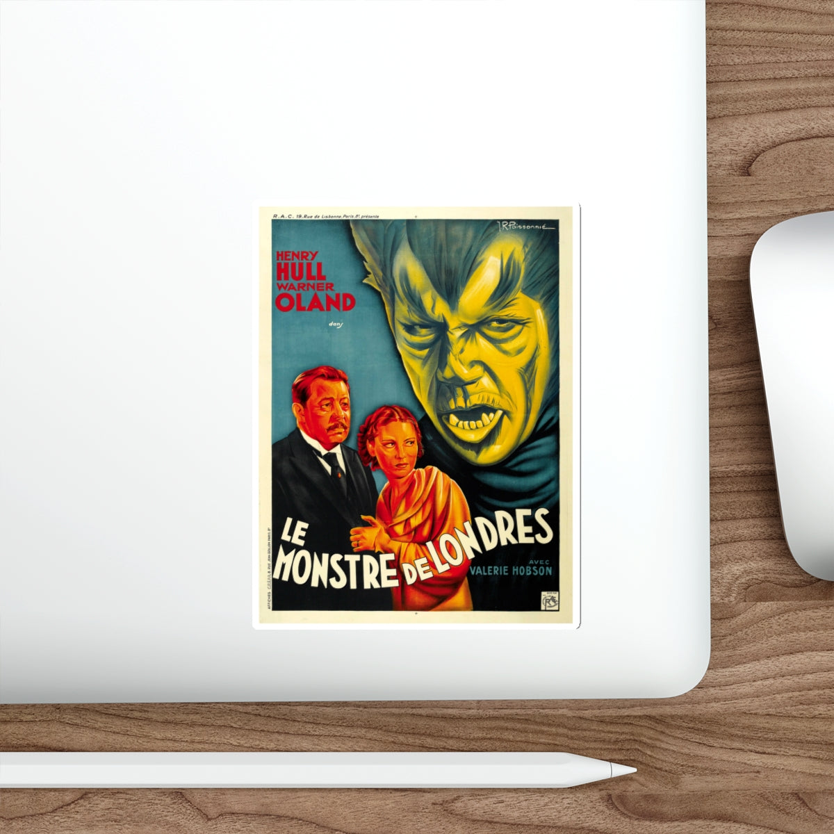 WEREWOLF OF LONDON (3) 1935 Movie Poster STICKER Vinyl Die-Cut Decal-The Sticker Space