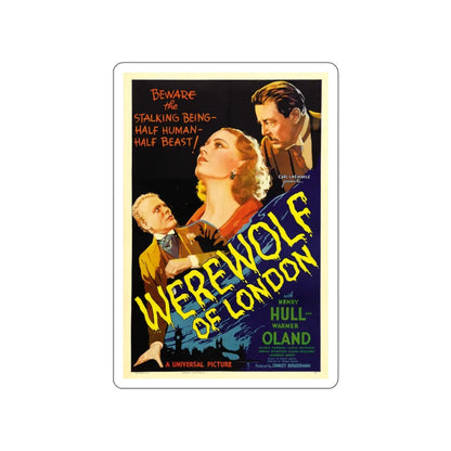 WEREWOLF OF LONDON (5) 1935 Movie Poster STICKER Vinyl Die-Cut Decal 6 Inch - The Sticker Space
