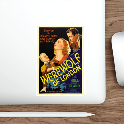 WEREWOLF OF LONDON (5) 1935 Movie Poster STICKER Vinyl Die-Cut Decal-The Sticker Space