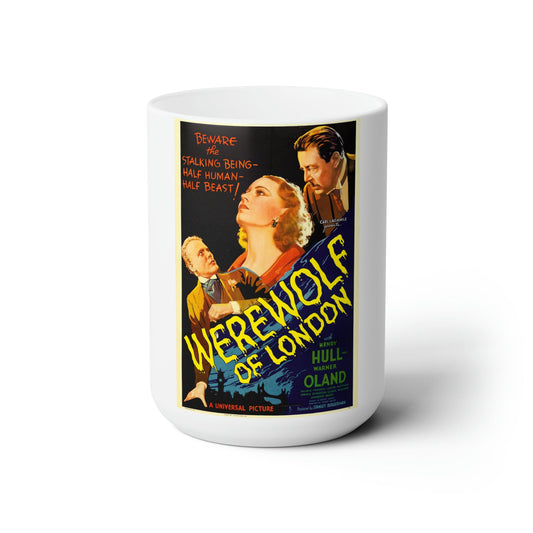 WEREWOLF OF LONDON (5) 1935 Movie Poster - White Coffee Cup 15oz-15oz-The Sticker Space