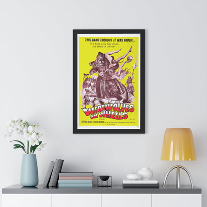 WEREWOLVES ON WHEELS 1971 - Framed Movie Poster-The Sticker Space