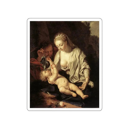 WERFF, Adriaen van der - Holy Family (Artwork) STICKER Vinyl Die-Cut Decal White Die-Cut 4 Inch - The Sticker Space