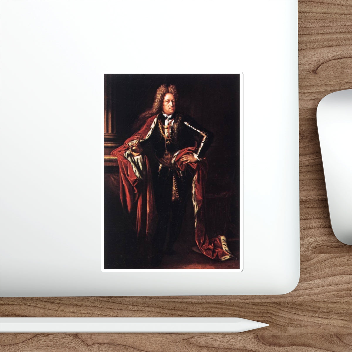 WERFF, Adriaen van der - Johann Wilhelm, Elector Palatine of Pfalz (Artwork) STICKER Vinyl Die-Cut Decal-The Sticker Space