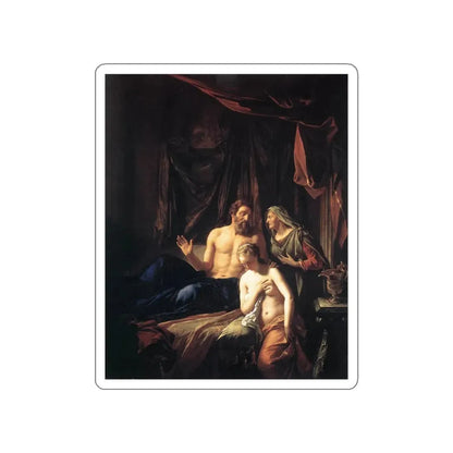 WERFF, Adriaen van der - Sarah Presenting Hagar to Abraham (Artwork) STICKER Vinyl Die-Cut Decal White Die-Cut 3 Inch - The Sticker Space
