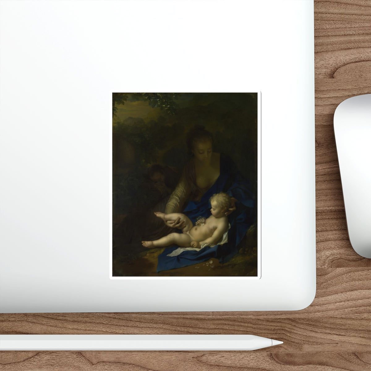 WERFF, Adriaen van der - The Rest on the Flight into Egypt (Artwork) STICKER Vinyl Die-Cut Decal-The Sticker Space