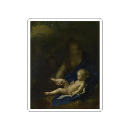 WERFF, Adriaen van der - The Rest on the Flight into Egypt (Artwork) STICKER Vinyl Die-Cut Decal White Die-Cut 6 Inch - The Sticker Space