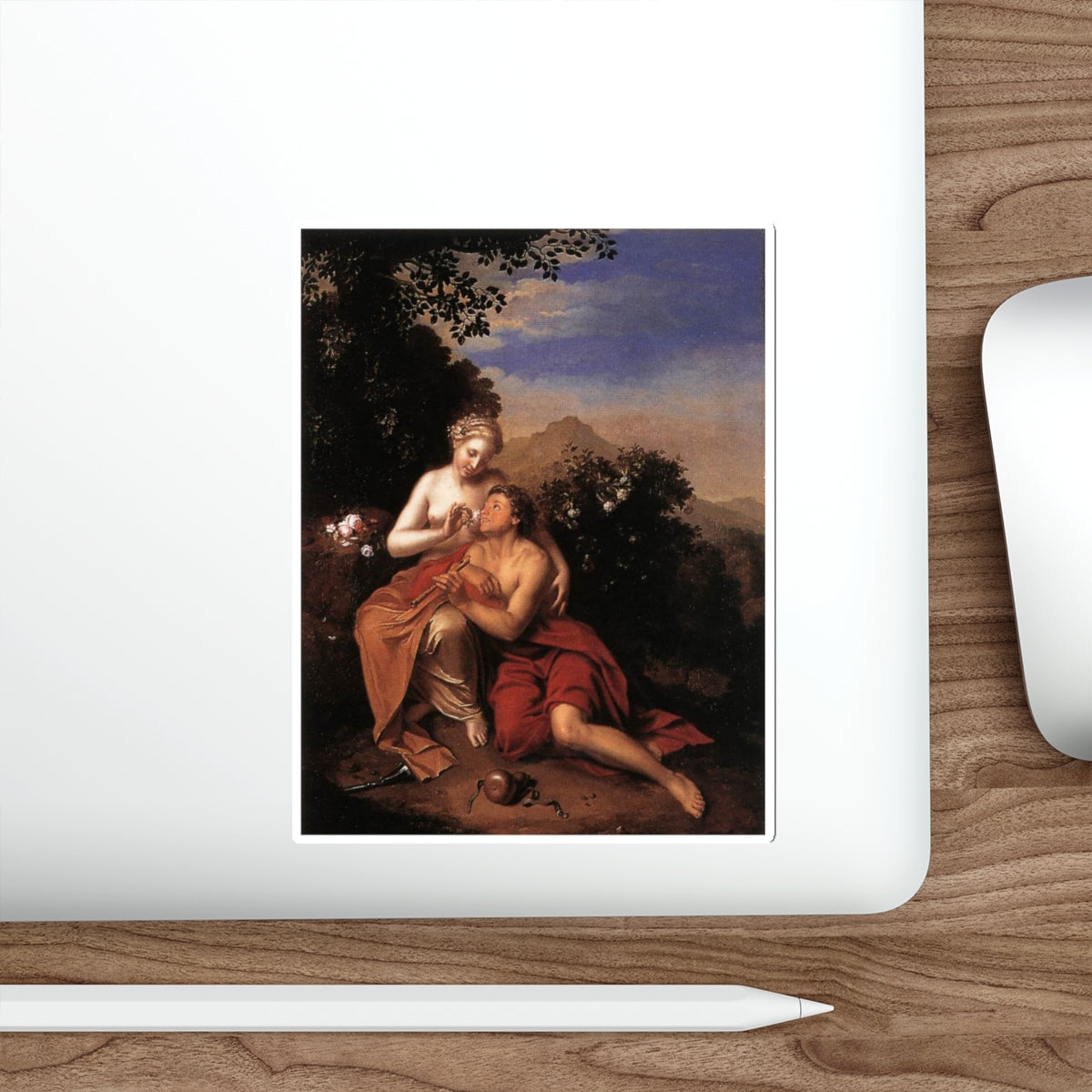 WERFF, Pieter van der - Granida and Diafilo (Artwork) STICKER Vinyl Die-Cut Decal-The Sticker Space