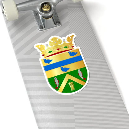 Werkendam wapen (Netherlands) (Coat of Arms) STICKER Vinyl Kiss-Cut Decal - The Sticker Space