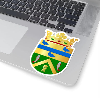 Werkendam wapen (Netherlands) (Coat of Arms) STICKER Vinyl Kiss-Cut Decal - The Sticker Space