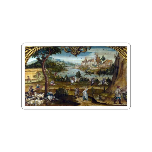 WERTINGER, Hans - Summer (Artwork) STICKER Vinyl Die-Cut Decal White Die-Cut 2 Inch - The Sticker Space