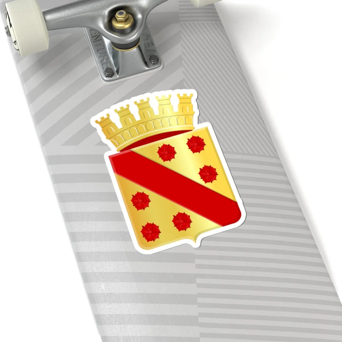 Wervik wapen (Belgium) (Coat of Arms) STICKER Vinyl Kiss-Cut Decal - The Sticker Space