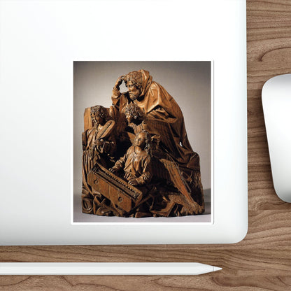 WESEL, Adriaen van - Joseph with Musician Angels (Artwork) STICKER Vinyl Die-Cut Decal-The Sticker Space