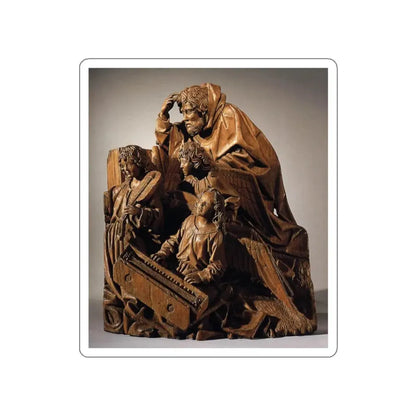 WESEL, Adriaen van - Joseph with Musician Angels (Artwork) STICKER Vinyl Die-Cut Decal White Die-Cut 2 Inch - The Sticker Space