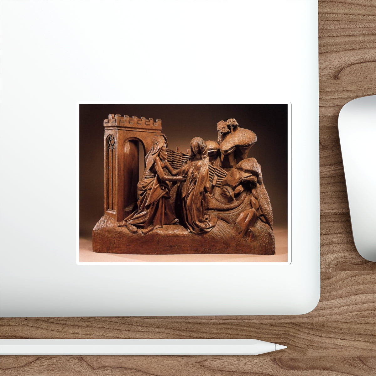 WESEL, Adriaen van - The Visitation (Artwork) STICKER Vinyl Die-Cut Decal-The Sticker Space