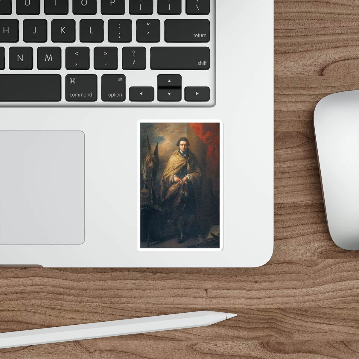 WEST, Benjamin - Joseph Banks (Artwork) STICKER Vinyl Die-Cut Decal-The Sticker Space